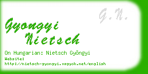 gyongyi nietsch business card